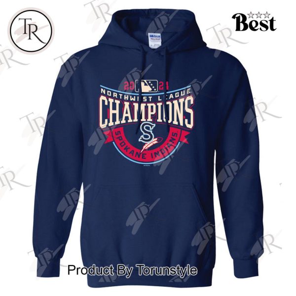 Spokane Indians 2024 Northwest League Champions T-Shirt