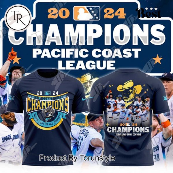 Sugar Land Space Cowboys 2024 Pacific Coast League Champions Hoodie