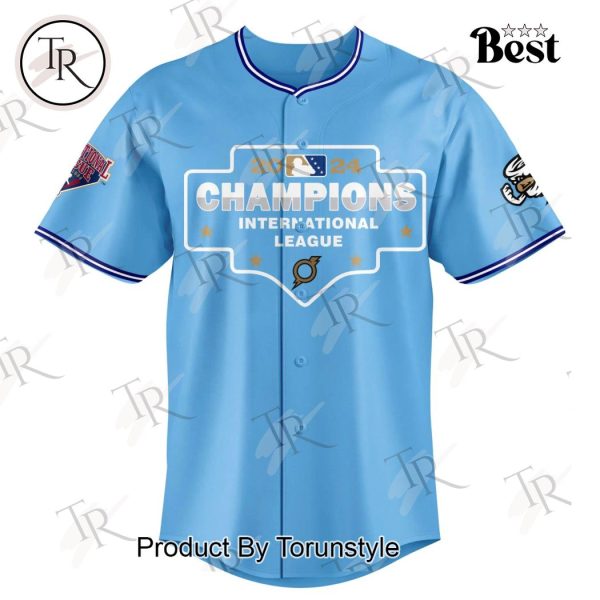 Omaha Storm Chasers 2024 International League Champions Baseball Jersey