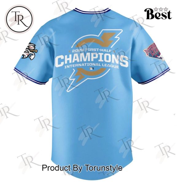 Omaha Storm Chasers 2024 International League Champions Baseball Jersey