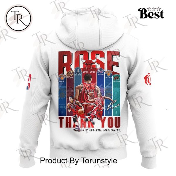 Derrick Rose Thank You For All The Memories Hoodie