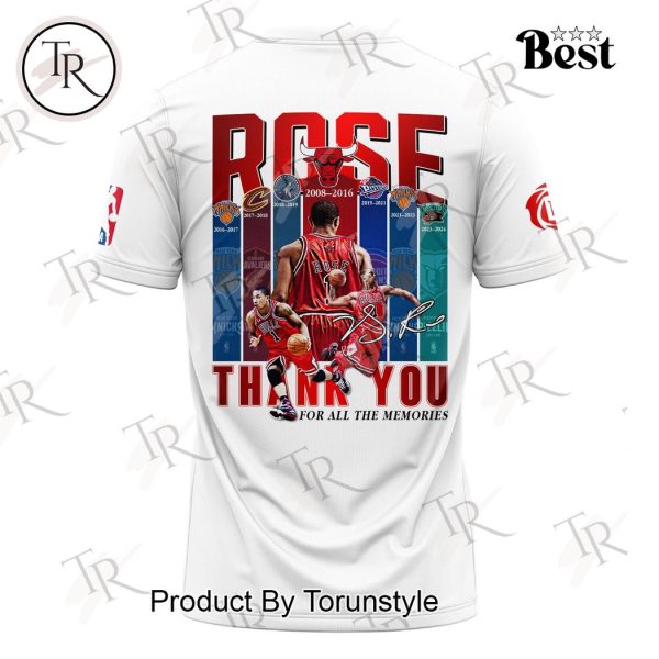 Derrick Rose Thank You For All The Memories Hoodie