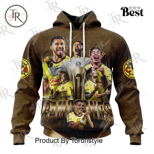 LIGA MX Club America Special 2024 Campeones Cup Design Hoodie