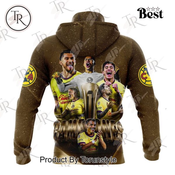 LIGA MX Club America Special 2024 Campeones Cup Design Hoodie