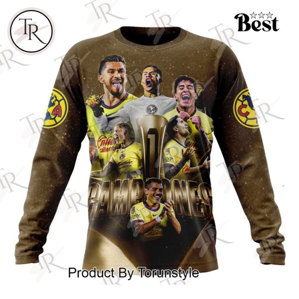 LIGA MX Club America Special 2024 Campeones Cup Design Hoodie