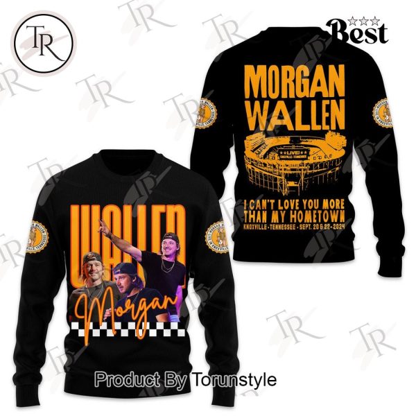 Morgan Wallen Live Knoxville Tennessee Hoodie