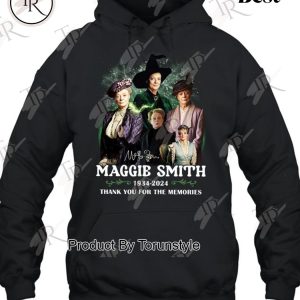 90 Years Of 1934-2024 Maggie Smith Thank You For The Memories T-Shirt