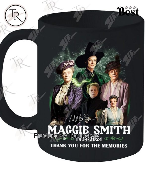 90 Years Of 1934-2024 Maggie Smith Thank You For The Memories T-Shirt