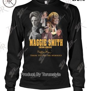 Maggie Smith 1934-2024 Thank You For The Memories T-Shirt