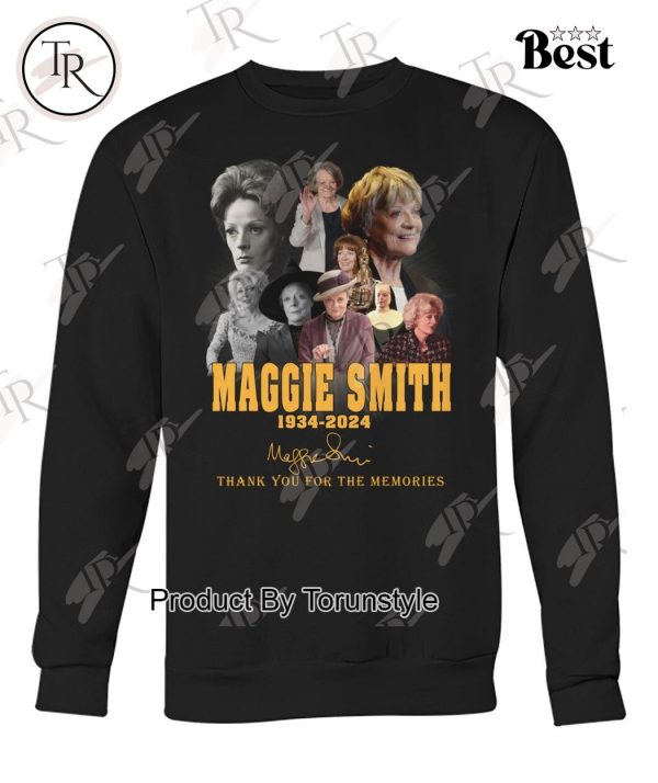 Maggie Smith 1934-2024 Thank You For The Memories T-Shirt