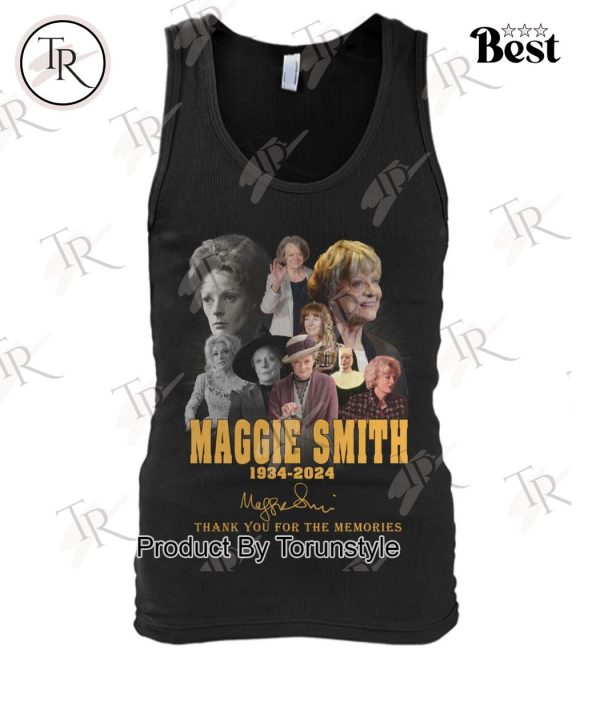 Maggie Smith 1934-2024 Thank You For The Memories T-Shirt