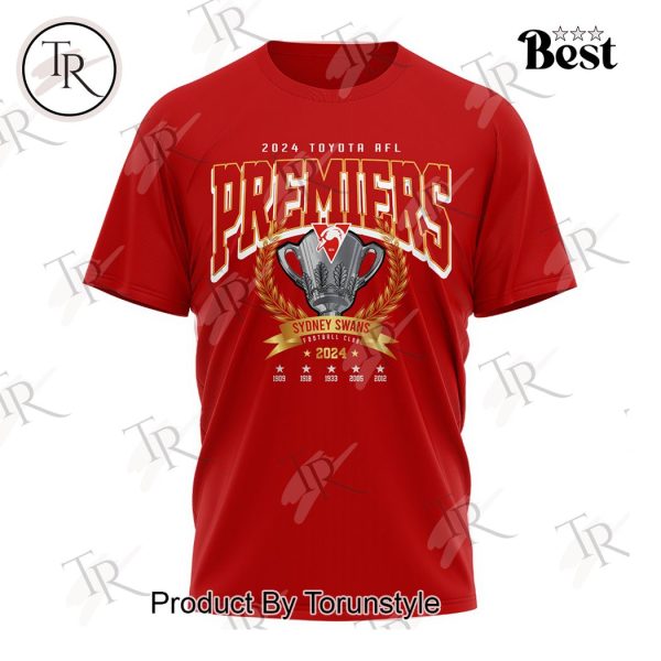 Australian Football League Premiers 2024 Sydney Swans T-Shirt