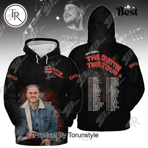 Zach Bryan’s The Quittin Time Tour 2024 Hoodie