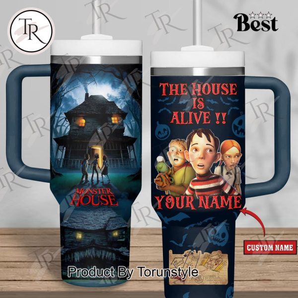 Monster House The House Is Alive Custom Name 40oz Tumbler