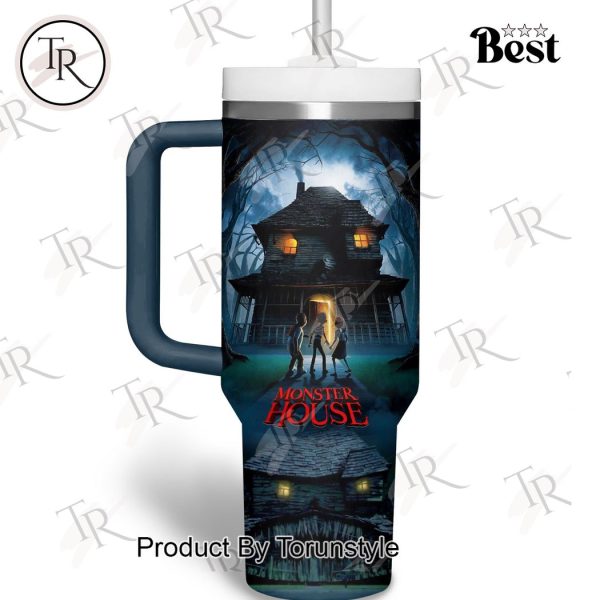 Monster House The House Is Alive Custom Name 40oz Tumbler