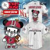 Special Mickey Mouse Design Arizona Cardinals Baseball Jersey