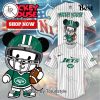 Special Mickey Mouse Design New York Giants Baseball Jersey