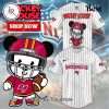 Special Mickey Mouse Design Tennessee Titans Baseball Jersey