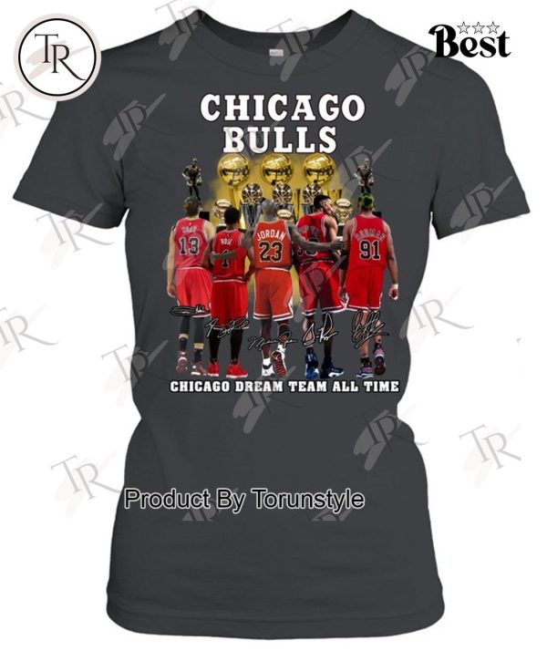 Chicago Bulls Chicago Dream Team All Time T-Shirt