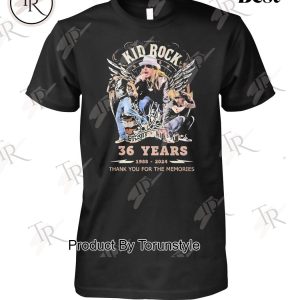 Kid Rock 32 Years 1988-2024 Thank You For The Memories T-Shirt