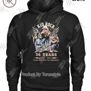 Kid Rock 32 Years 1988-2024 Thank You For The Memories T-Shirt