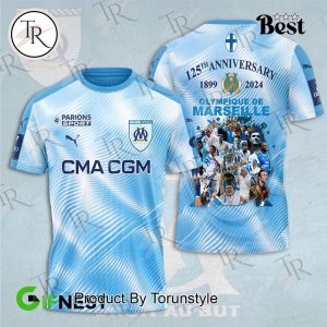 125th Anniversary 1899-2024 Olympique De Marseille Hoodie