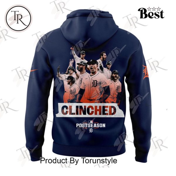 Detroit Tigers 2024 October Ready Clinched Postseason Hoodie