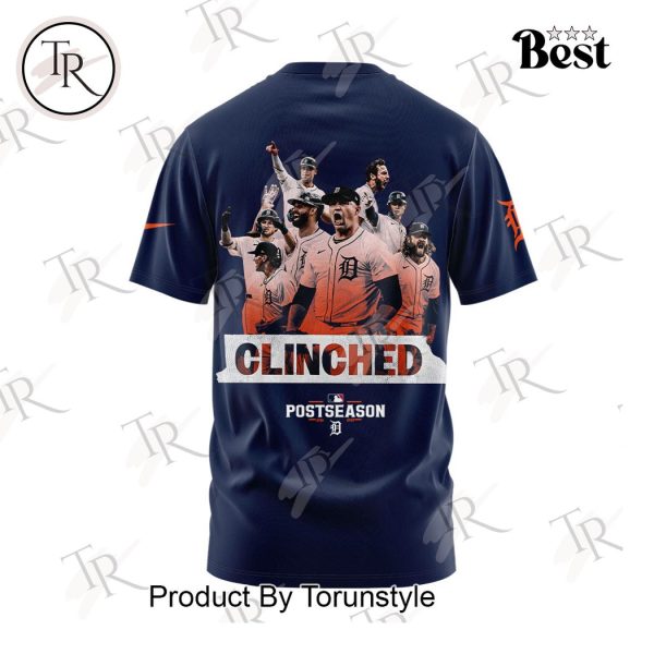 Detroit Tigers 2024 October Ready Clinched Postseason Hoodie