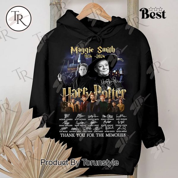 Maggie Smith 1934-2024 Harry Potter Thank You For The Memories T-Shirt