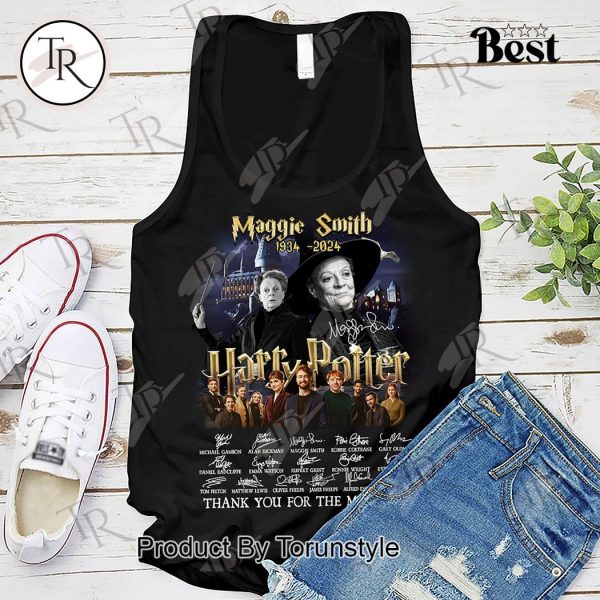 Maggie Smith 1934-2024 Harry Potter Thank You For The Memories T-Shirt