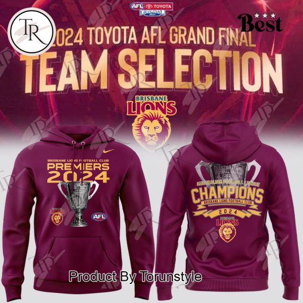 Autralian Football League Brisbane Lions Football Club 2024 Hoodie