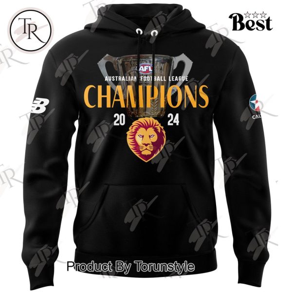 Autralian Football League Champions 2024 Brisbane Lions Hoodie