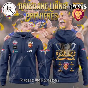 Brisbane Lions 2024 AFL Premiers Four Times Hoodie