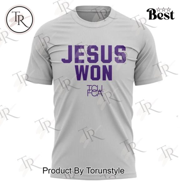 TCU Football 2024 Jesus Won T-Shirt