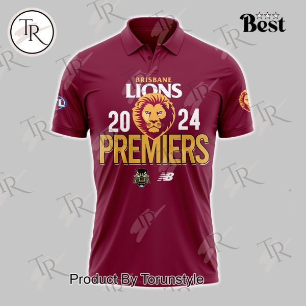 Brisbane Lions Premiers 2024 Polo Shirt