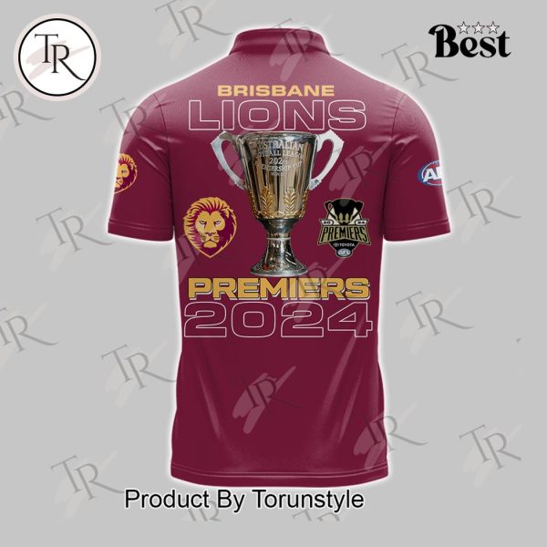 Brisbane Lions Premiers 2024 Polo Shirt