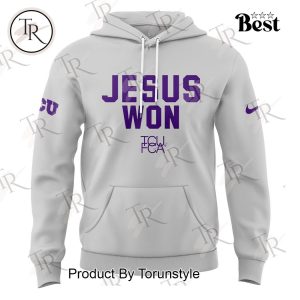 TCU Football 2024 Jesus Won Hoodie, Longpants, Cap