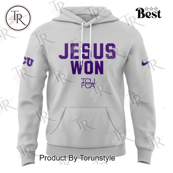 TCU Football 2024 Jesus Won Hoodie, Longpants, Cap