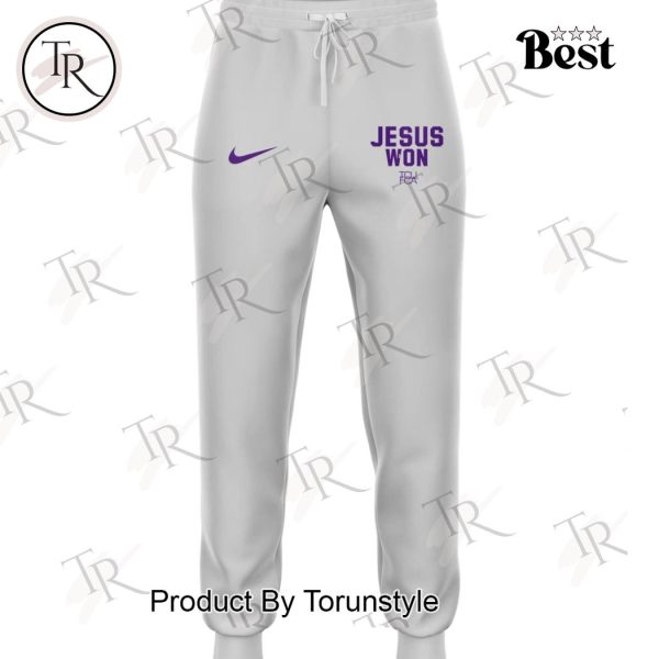 TCU Football 2024 Jesus Won Hoodie, Longpants, Cap