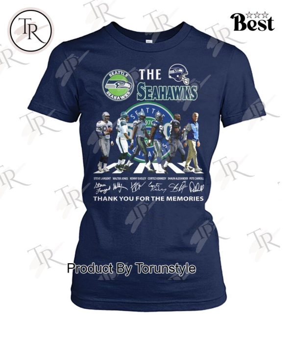 Seattle Seahawks 50th Anniversary Thank You For The Memories T-Shirt