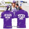 Jesus Won TCU Football T-Shirt – White