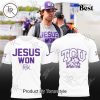 Jesus Won TCU Football T-Shirt – Purple