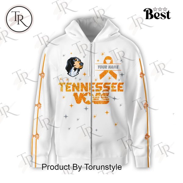 Just A Girl In Love With Her Tennessee Vols Orange Cancer Hoodie