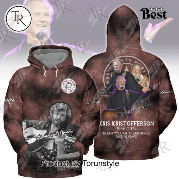 Kris Kristofferson 1959-2024 Thank You For The Memories Rest In Peace Hoodie