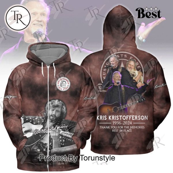 Kris Kristofferson 1959-2024 Thank You For The Memories Rest In Peace Hoodie