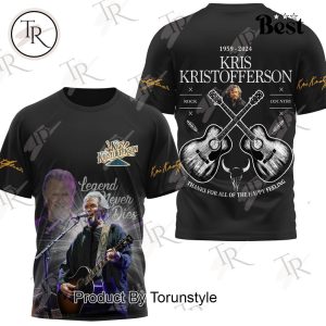 Kris Kristofferson 1959-2024 Thanks For All Of The Happy Feeling T-Shirt