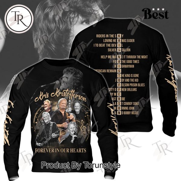 Kris Kristofferson Forever In Our Hearts Hoodie