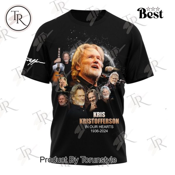 Kris Kristofferson In Our Hearts 1959-2024 T-Shirt