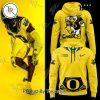 Oregon Ducks Stomp Out Cancer Heroes Hoodie – White