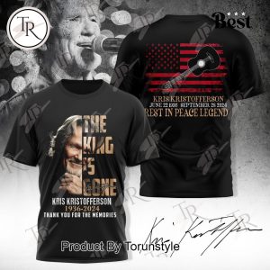 Kris Kristofferson In Our Hearts 1959-2024 T-Shirt